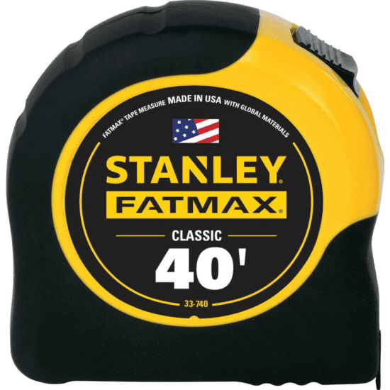 Régua de Fita Stanley 40' FatMax Régua de Fita Stanley 40' FatMax